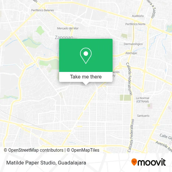 Matilde Paper Studio map