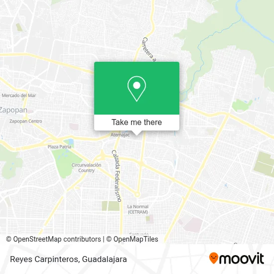 Reyes Carpinteros map