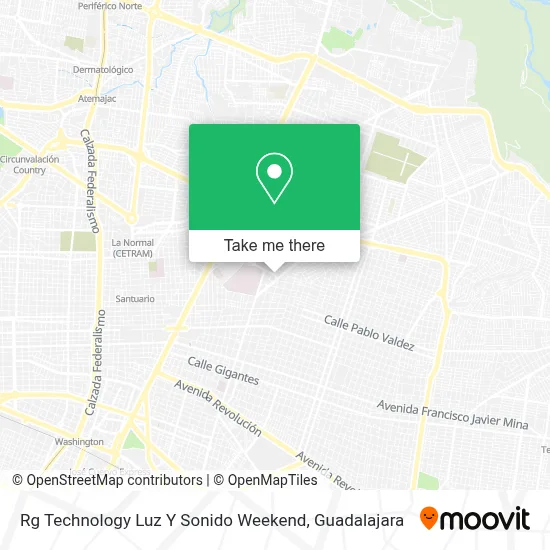 Rg Technology Luz Y Sonido Weekend map