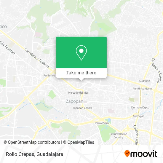 Rollo Crepas map