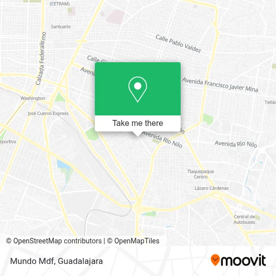 Mundo Mdf map