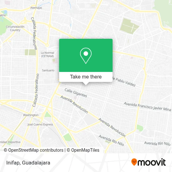 Inifap map