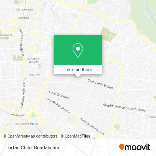 Tortas Chilo map