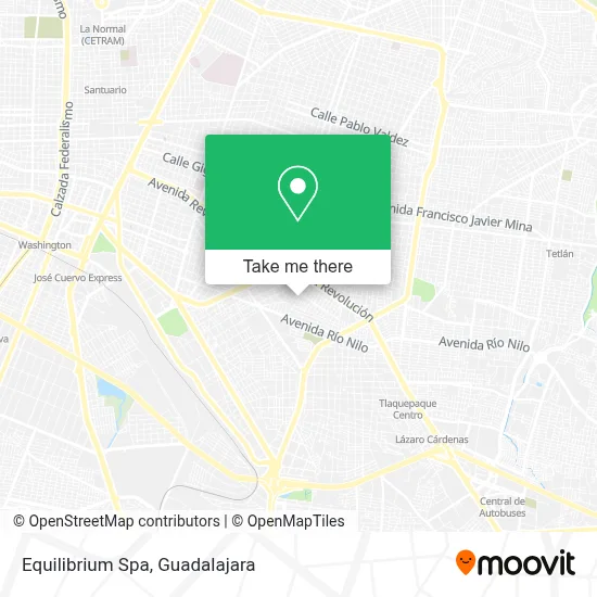 Equilibrium Spa map
