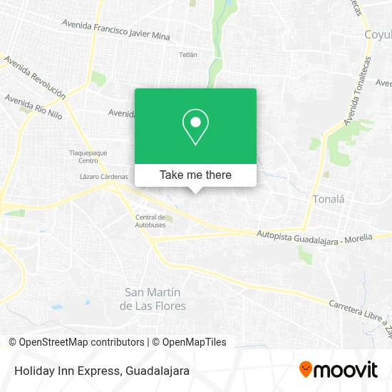 Holiday Inn Express map