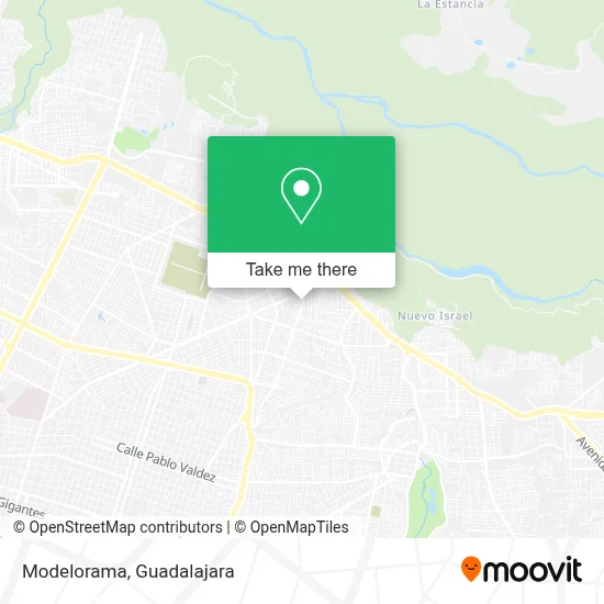 Modelorama map