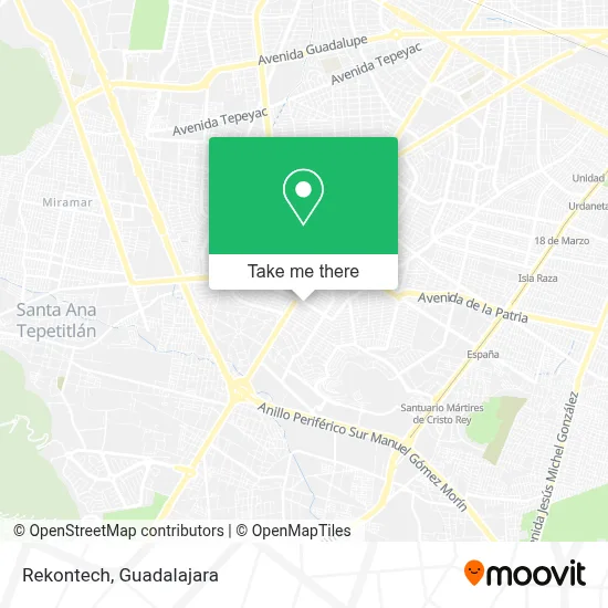 Rekontech map
