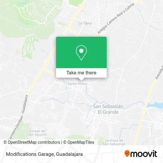 Modifications Garage map
