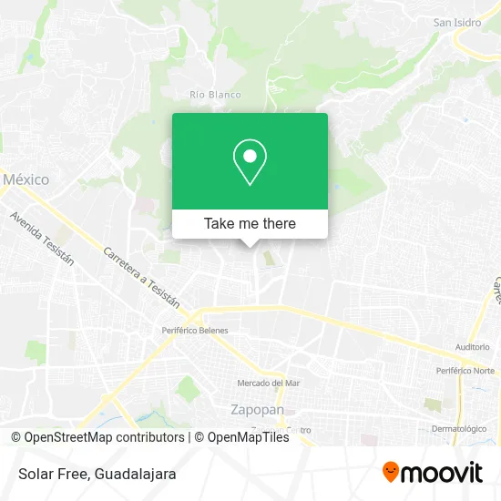Solar Free map