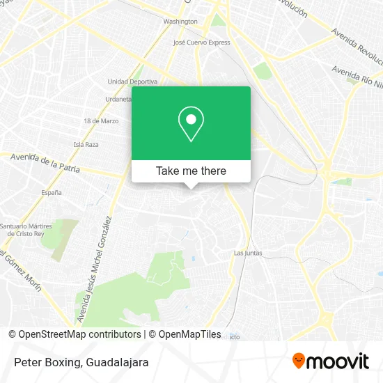 Peter Boxing map