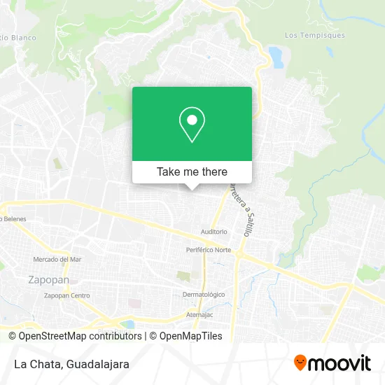 La Chata map