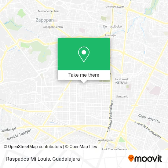Raspados Mi Louis map