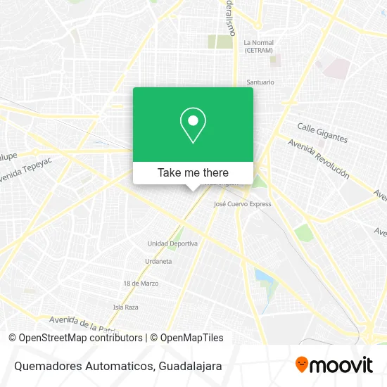 Quemadores Automaticos map