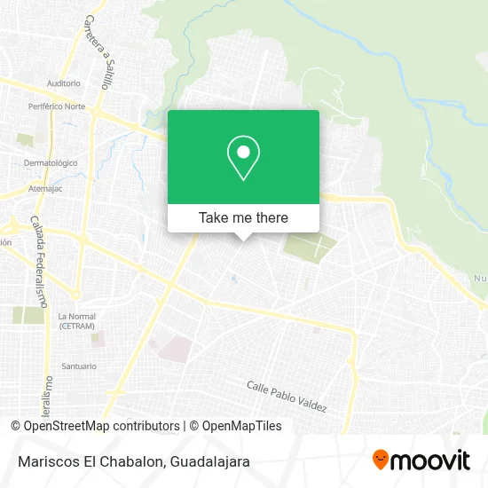 Mariscos El Chabalon map
