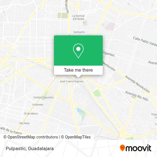 Pulpastic map