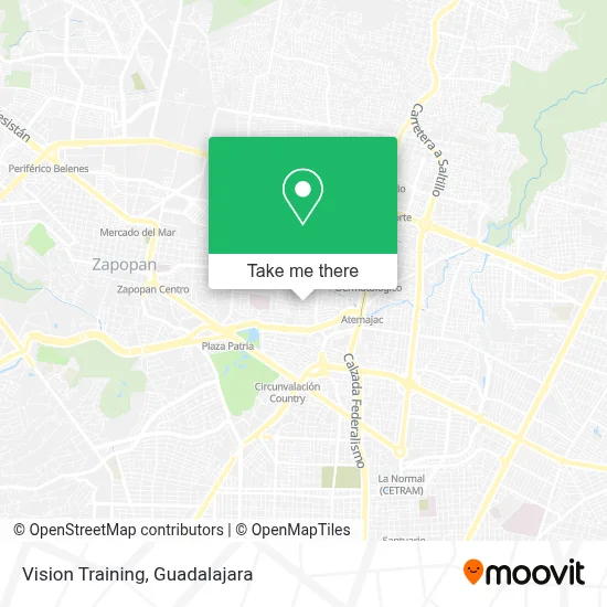 Vision Training map