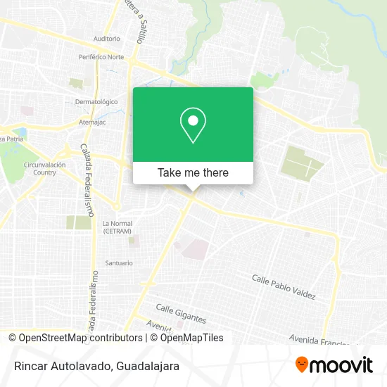 Rincar Autolavado map