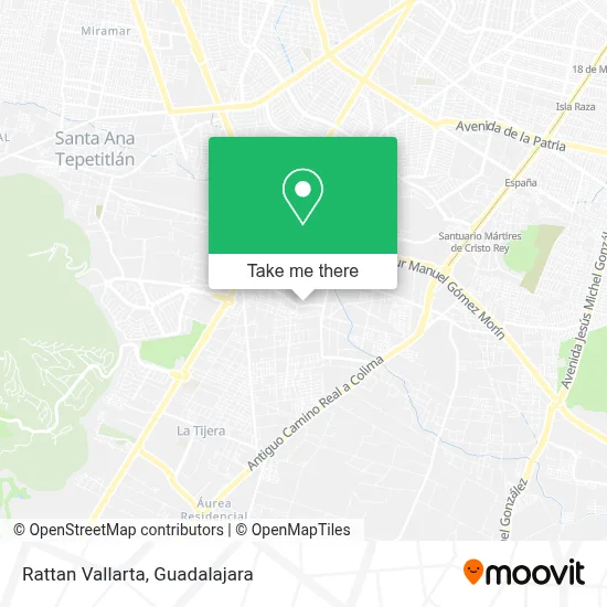 Rattan Vallarta map