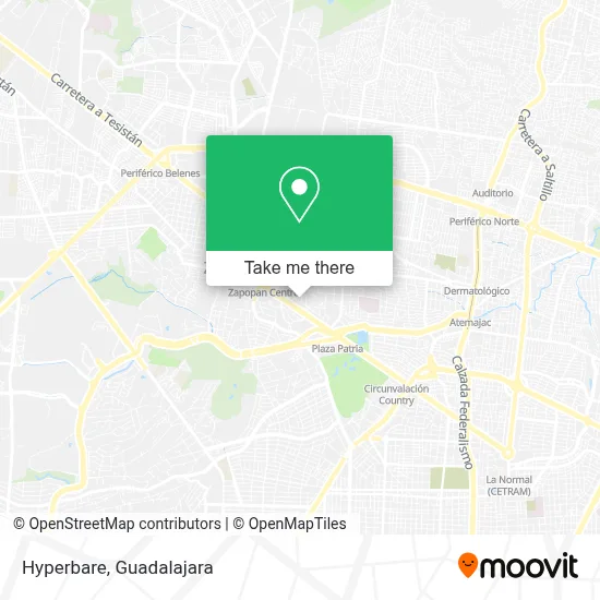 Hyperbare map