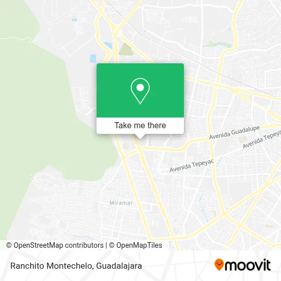 Ranchito  Montechelo map