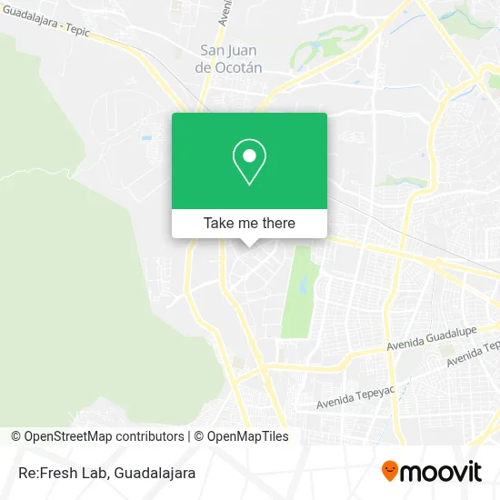 Re:Fresh Lab map