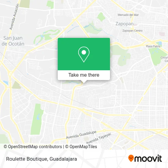 Roulette Boutique map