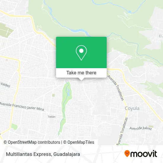 Multillantas Express map