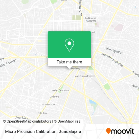 Micro Precision Calibration map