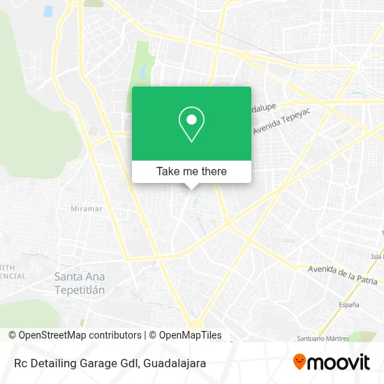 Rc Detailing Garage Gdl map