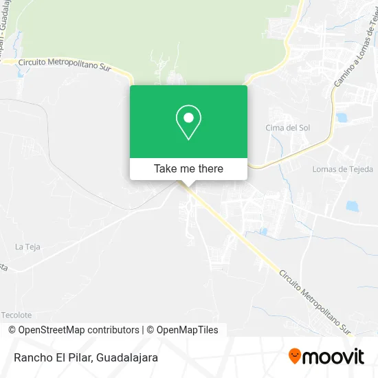 Rancho El Pilar map