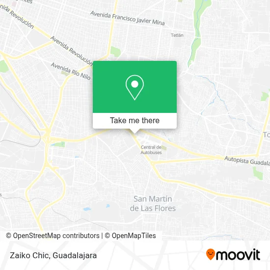 Zaiko Chic map