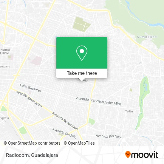 Radiocom map