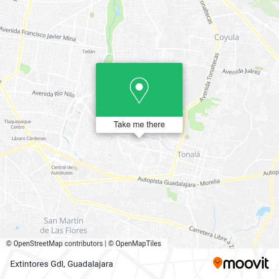 Extintores Gdl map