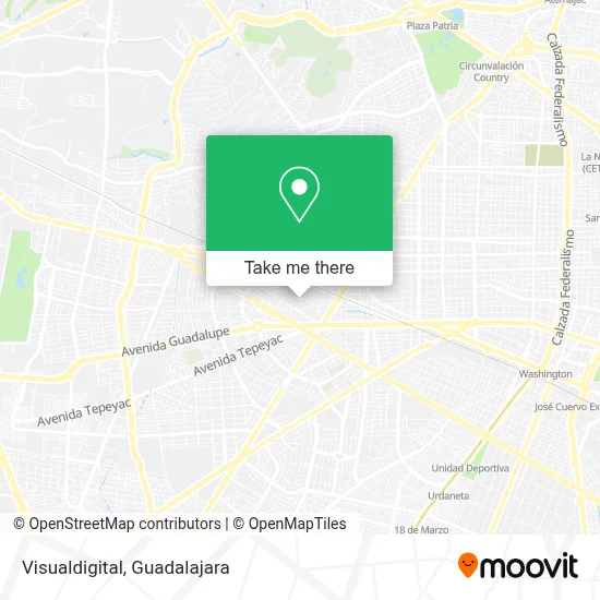 Visualdigital map