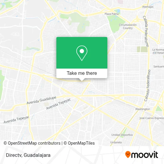 Directv map