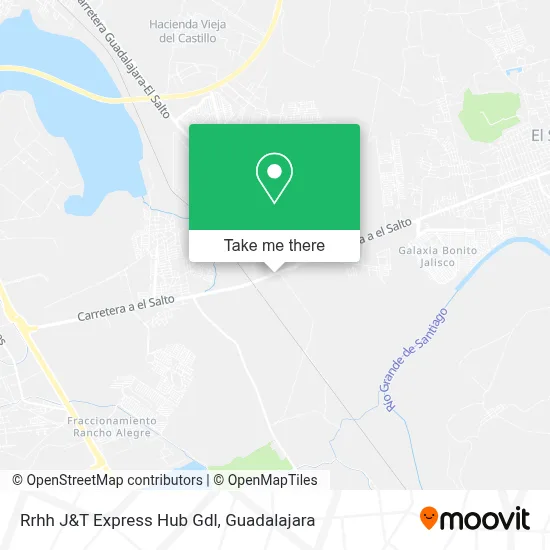 Rrhh J&T Express Hub Gdl map
