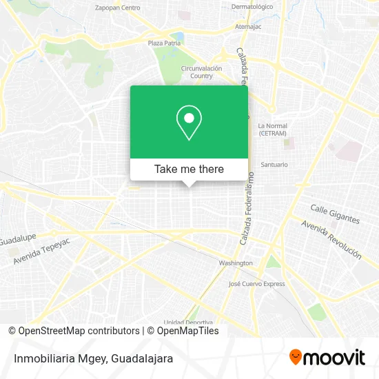 Inmobiliaria Mgey map