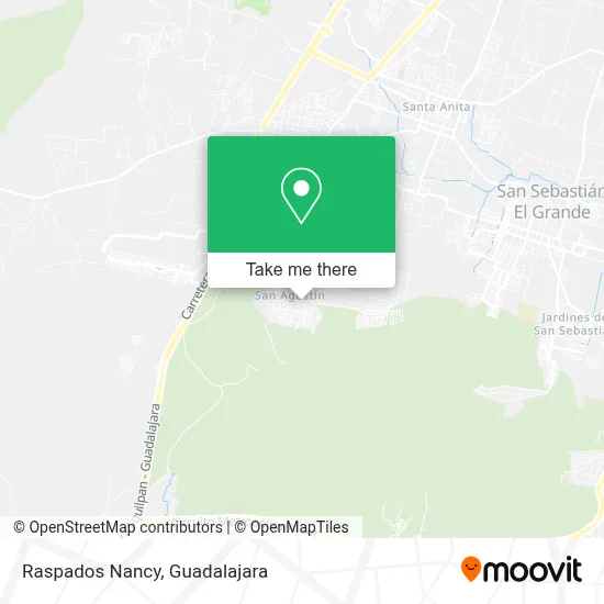 Raspados Nancy map