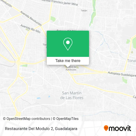 Restaurante Del Modulo 2 map