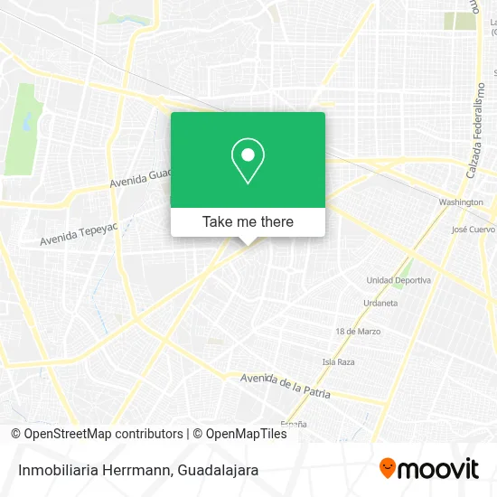 Inmobiliaria Herrmann map