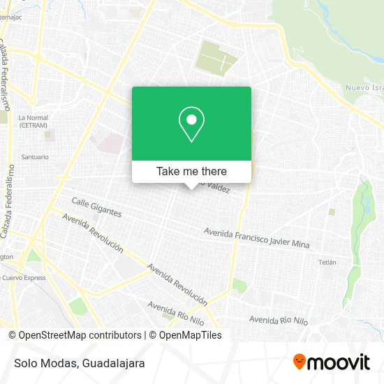 Solo Modas map