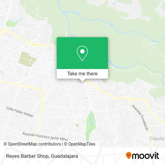 Reyes Barber Shop map
