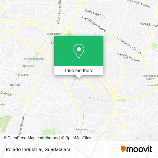 Rolado Industrial map