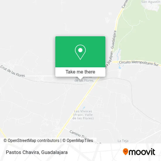 Pastos Chavira map