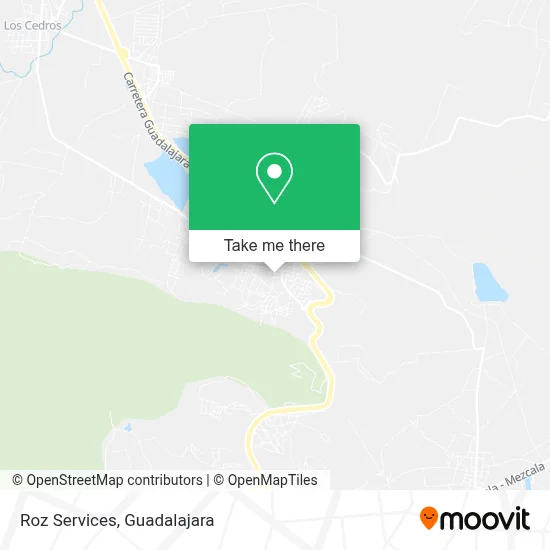Roz Services map