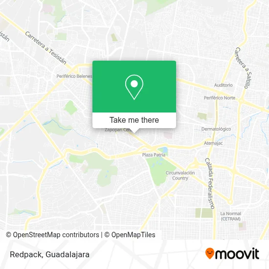 Redpack map