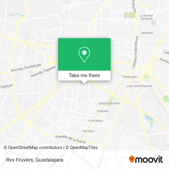 Rvs Fruvers map