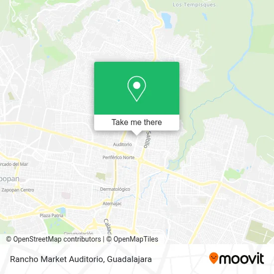 Rancho Market  Auditorio map