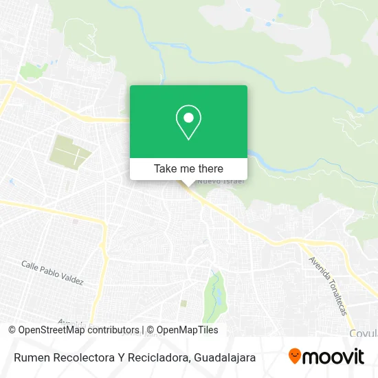 Rumen Recolectora Y Recicladora map