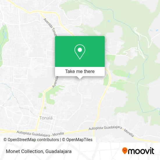 Monet Collection map